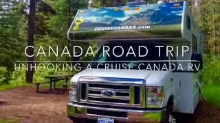 How to 'unhook' a Cruise Canada RV