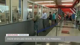 Know when and where to vote for the Oklahoma primaries