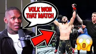 Israel Adesanya Reacts To Volkanovski Loss UFC 284...