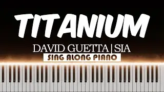 🎹 Titanium - David Guetta ft. Sia | Piano Karaoke 🎹