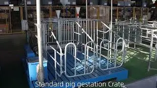 Factory direct sales of high quality pig farming equipment hot dip galvanized pig crate--Hengyin