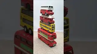 Double decker bus model articulated bus diecast #cars #bus #modelcars #diecast