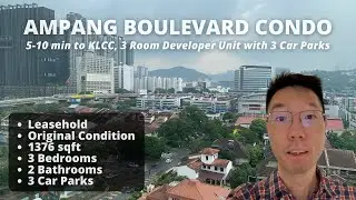 Ampang Boulevard : 1376 sqft Developer Unit near KLCC, Kuala Lumpur