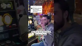 Мы выиграли джекпот в слоте Gold Standard! #слоты #вегас