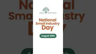 National Small Industry day #30august2024 #smallbusiness #insurance
