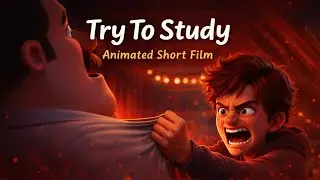 Try To Study | Relatable Animated Short Film About Distractions, Stress & Losing Focus