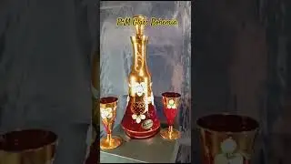 Set set for liqueur with gold +420603464551 #music #gifts #crystal #wine #glasses #handmade #love