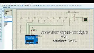Conversor digital - analógico (DAC) con escalera R-2R