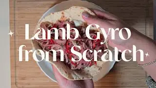 Let's Make Lamb Gyros at Home | Pickled Onions, Tzatziki, and Homemade Flatbread