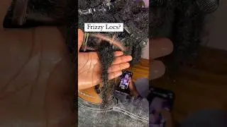 Locsmithing is a great way to reduce frizz #locs #locjourney #locstyles #starterlocs