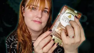 Chocolate ASMR ♡ Tapping, Scratching, Crinkle Sounds and Eating *-*