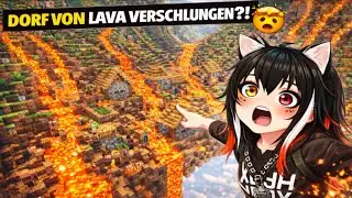 EIN BEFEHL&hellip; UND LAVA VERSCHLINGT DAS GANZE DORF 😱 | Minecraft WorldEdit