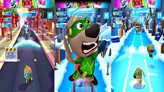 🚀 Talking Tom Hero Dash &ndash; Rescue Adventure in 4K with Angela, Hank, Ben & Ginger! 🎮🏃💨🚀🐱🎯🏁