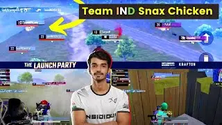 TEAM IND SNAX CHICKEN DINNER | BGMI LAUNCH PARTY HIGHLIGHTS Ft. Soul, Hydra, TSM, GodL