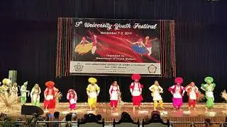 GJU (Guru Jhambeshwar University) Hisar Khalsa Bhangra Group youth fest performance | Bhangra Virus