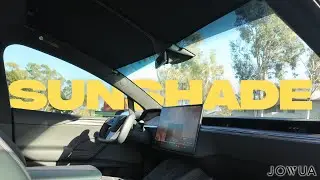Очень простая установка Model X: обновлённый комплект солнцезащитного козырька Jowua