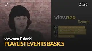 What are playlist events? Basics & functions explained! | viewneo Events | Episode 1