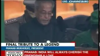 President Pranab Mukherjee's speech at Mandela memorial