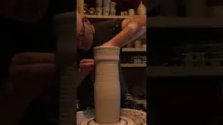 Throwing a 4.5 kg Clay Vase | Pottery ASMR #pottery #ceramic #clay