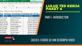 Latihan Excel untuk Lulus Tes Kerja | Vlookup, Hlookup, Kombinasi Fungsi, & SUMIF