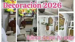 DECORACIÓN DE LA SALA  2026/IDEAS para tu sala. Cambios  pequeños   En mí sala