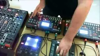 Machinedogs (Elektron Octatrack x2, Korg Kaossilator Pro, Korg Kaoss Pad Quad, Behringer NOX 606)