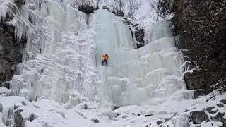 Breaking All The Rules WI3+ at Granary Lake, Ontario