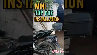 Mini Top Box Installation On Dominor 400 Carrier.