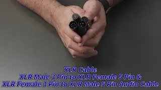 🎤 J&D XLR Cable &ndash; Reliable 3-Pin to 5-Pin Connection! 🎶✨
