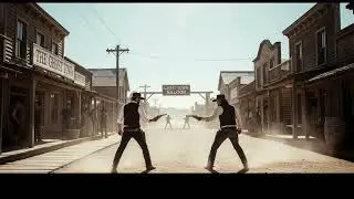 Epic Wild West Showdown | Two Gunslingers Face Off in a Dusty Frontier Town Duel