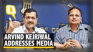 Delhi Chief Minister Arvind Kejriwal Addresses a Press Conference