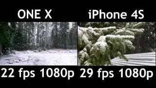 Сравнение камеры iPhone 4S и HTC One X