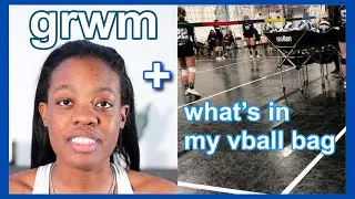 VOLLEYBALL TOURNAMENT VLOG | GRWM + WHAT'S IN MY VOLLEYBALL BAG