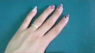 Nail Art Design using Regular Nail polish 💅✨|My Blossy Talent|@MYBLOSSYTALENT 