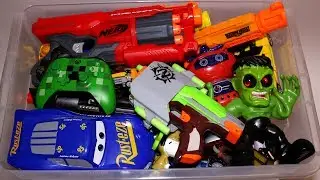 Toy Box Action Figures, Cars, Nerf Guns and More
