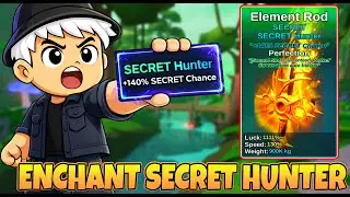 I FINALLY GOT THE SECRET HUNTER ENCHANT THAT MAKES YOU HARVEST SECRET IN FISH IT ROBLOX!