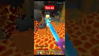 Volcano is OP #shorts #short #minecraft #minecraftbedrock #hive #hivemc #pvp