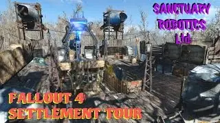 FALLOUT 4 Settlement Build Tour: Sanctuary Robotics Ltd.