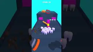 Tooth Run 😁 35 Level Gameplay Walkthrough | Best Android, iOS Games #shorts