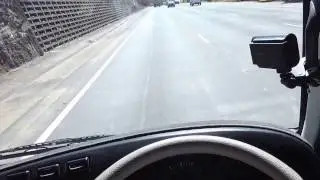 Toyota Coaster 2000 Big hill and freeway