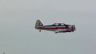 T6 Nick Ziroli AT-6 Texan nas cores da Esquadrilha da Fumaça