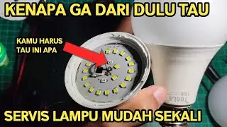tutorial servis lampu LED 18 watt Tesla tutorial lengkap dan jelas
