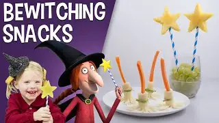 Room On The Broom Healthy Halloween Snack Ideas | Kids Try It | Snack School