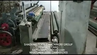YUEFENG SJ758 600CM LENO LOOM RUNNING AND INSTALLATION