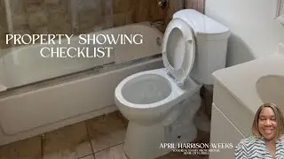 Property Showing Checklist