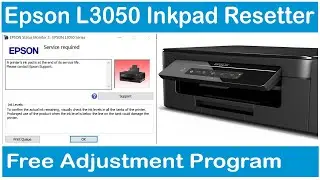 Epson L3050 Waste Ink Pad Counter Reset With Adjustment Program
