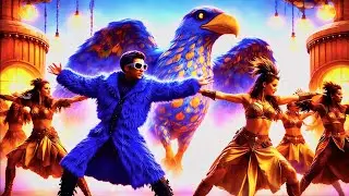 Surreal AI Tribal Dance | Town of Giant Birds – 4K | AI Art | AI Music