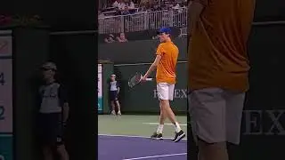 How Hard Did Sinner Hit This Forehand?! 🚀 | Indian Wells Highlights