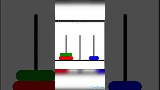 Tower of Hanoi Animation #python