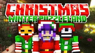 Christmas Time Minecraft Adventure Map! (Winter Puzzleland) (VOD)